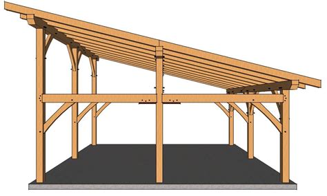 lean to carport plans 24x24